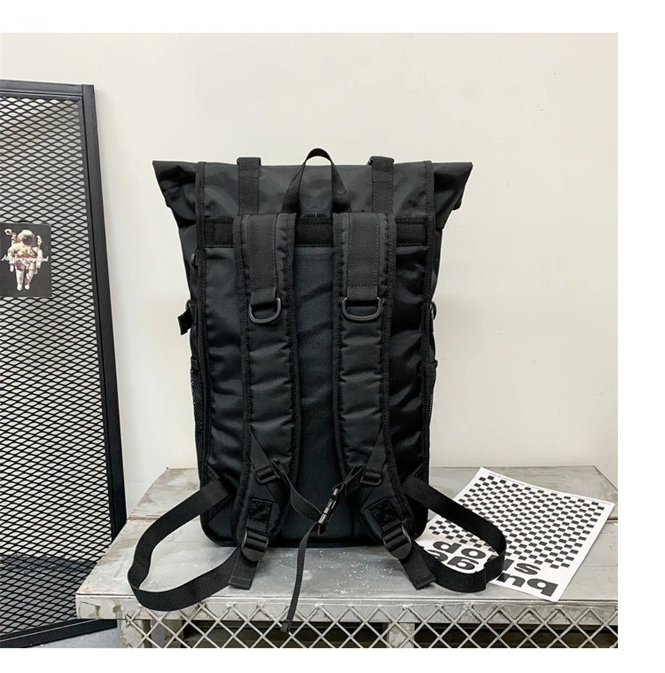 Youth Holographic Reflection Backpacks Fashion Urban Man Backpack Trend Brand Men's Travel Backpack Large Capacity School Bags