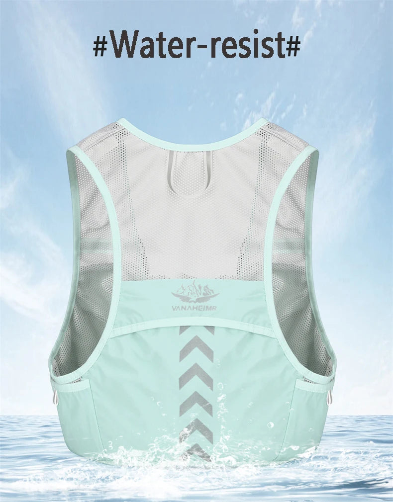 Lightweight Running Backpack Hydration Vest Suitable for Bicycle Men Women Marathon Hiking Ultra-light Portable 2L 500ml Kettles