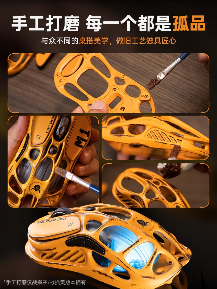 Gravastar M1/M2/Mercury X Pro Mouse Wireless Three Mode Magnesium Alloy Lightweight RGB Hollow Customized E-sports Gamer Mice