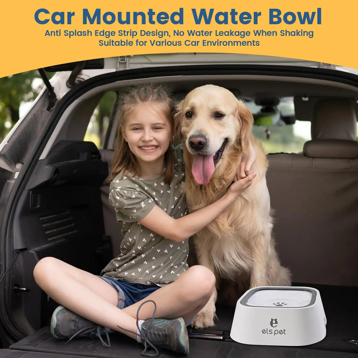 Spill Proof Dog Water Bowl 1L