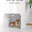 Smart Pet Dog Cage Cat Cage Small Solid Wood Cat Villa Household Cat Nest Universal  Cabinet Dog Nest