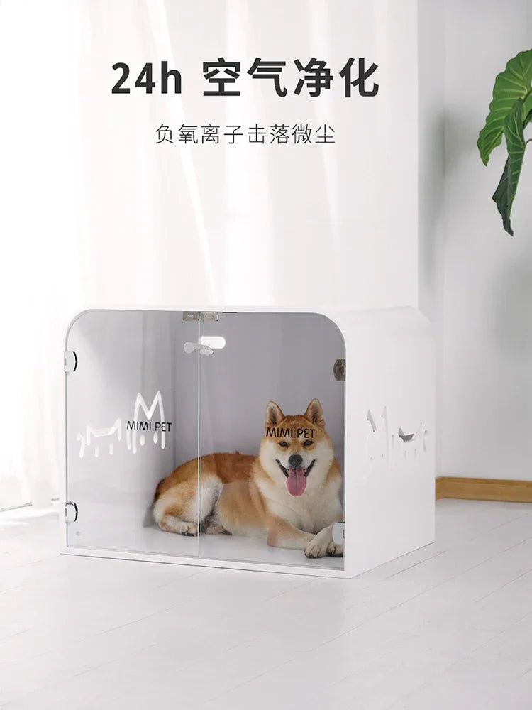 Smart Pet Dog Cage Cat Cage Small Solid Wood Cat Villa Household Cat Nest Universal  Cabinet Dog Nest