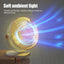 Xiaomi Clip-on Fan 5 Speed Quiet Rechargeable Home Desktop Portable Air Circulator Wireless Fan Light With LED Display For Camp