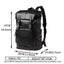 Men Pu Leather Backpack Men's Large Antitheft Travel Backpack Laptop Bag Black Bagpack Boy Big School Male Business Shoulder Bag