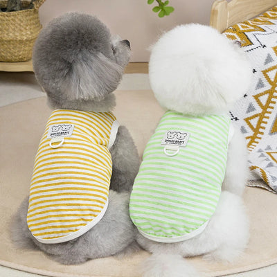 Summer Dog Clothes Cool Pet Vest For small Medium dogs Breathable Puppy T-shirt Costume Outdoor Bulldog Clothing Pets Clothes