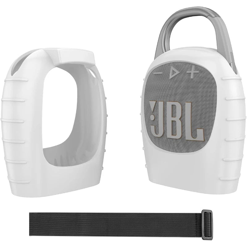 ZOPRORE Silicone Protective Carrying Case for JBL Clip 5 Portable Bluetooth Speaker Stand Up Cover Pouch for JBL Clip5 Speaker