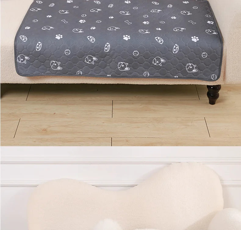 Dog Pee Pads Washable Dog Pet Diaper Mat Waterproof Puppy Cat Training Diaper Mat Pet Supplies