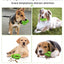 Dog Treat Dispenser Toy Soft Rubber Puppy Chew Teeth Cleaning Interactiv Supeak Small Dog Snack Toy For Training And Dental Care