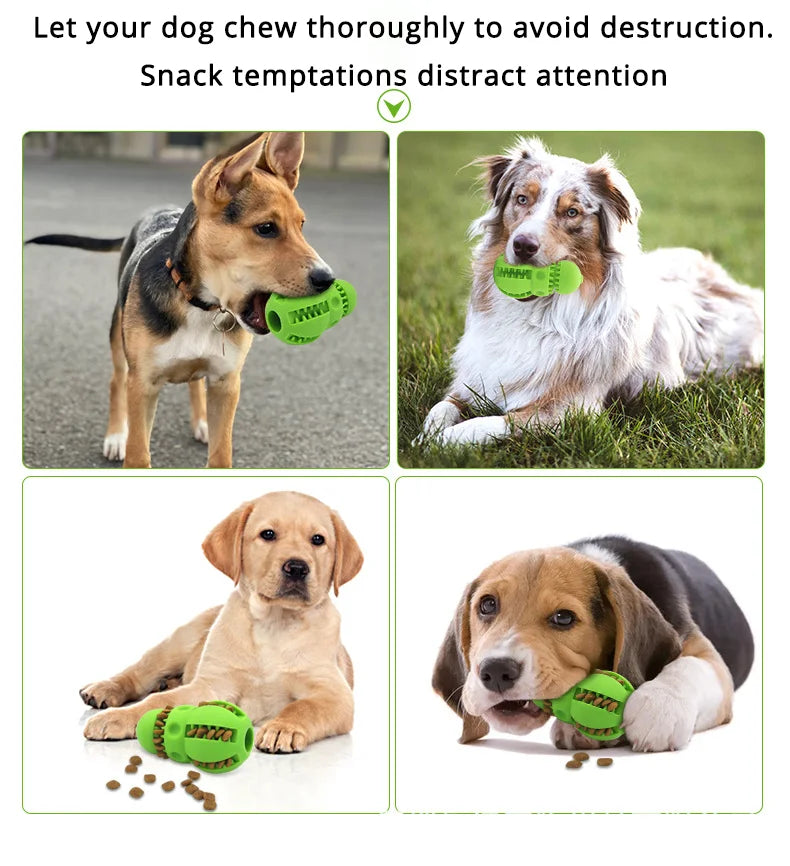 Dog Treat Dispenser Toy Soft Rubber Puppy Chew Teeth Cleaning Interactiv Supeak Small Dog Snack Toy For Training And Dental Care