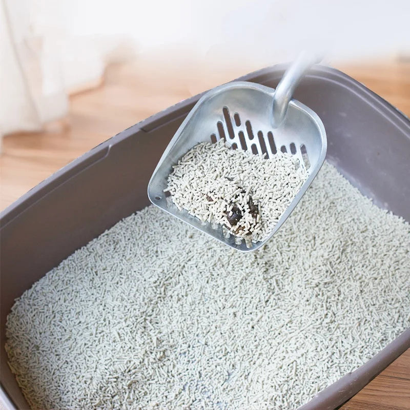 OUWO Metal Cat Litter Spoon Shovel Pet Cleaning Tools Pet Toilet Poop Artifact Garbage Sand Shovel Pet Cleaning Artifact