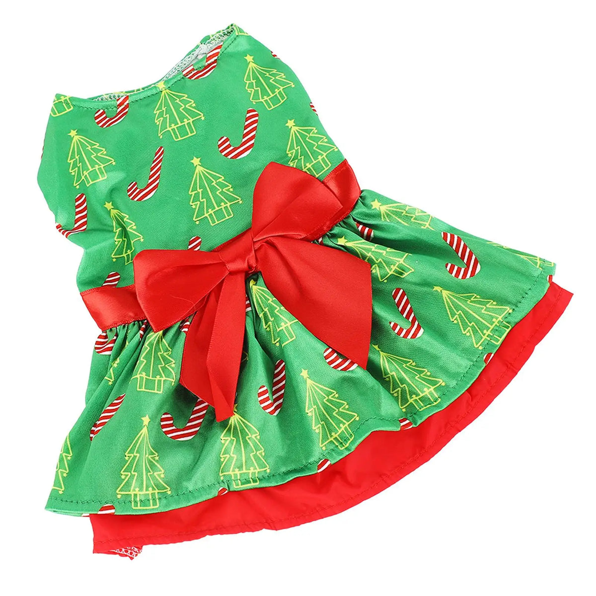 Adorable for christmas Tree Dog Dress - Cute Outfit for Puppies - Perfect for Parties & Daily Wear