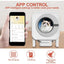 Self-Cleaning Cat Litter Box, 75L XL Capacity(48x55x61cm), WiFi APP Control, Odorless Automatic Cat Toilet with Garage Bags