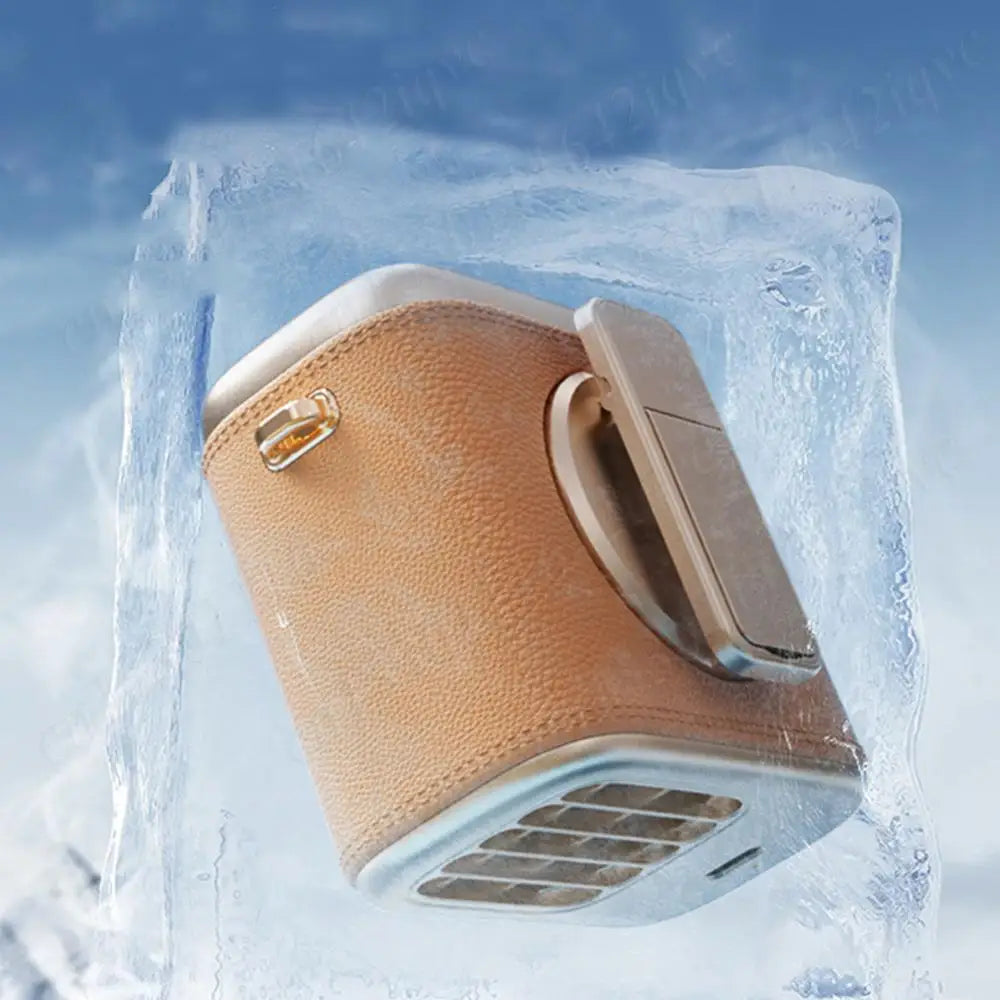 Waist/Neck Desktop Fan Portable Air Cooling Fan 4000mAh Clip-on Air Conditioner Fans Auto Ventilator Quiet Neckband Fan Cooler