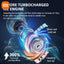 Xiaomi Portable Mini Hanging Neck Fan Digital Display Power Bladeless Fan Neckband Air Cooler USB Rechargeable Fan Cooling Tool