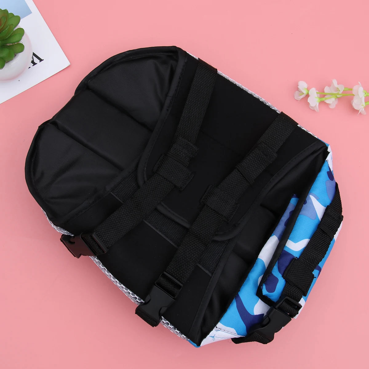Pet Life Jacket Lightweight Durable Preserver with Reflective Strap for Small Dogs Swimming Outdoor Accessories