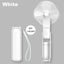 2000mAh Power Bank 3 Gears Portable Fan Super Mini Handheld Fan USB Rechargeable Fan Foldable Hand Held Small Pocket Fan