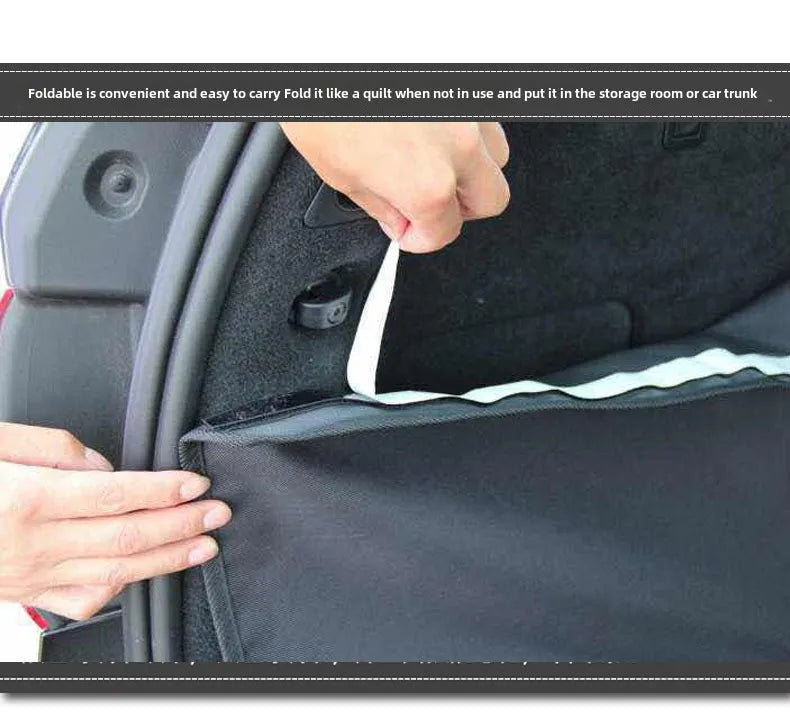 Car Boot Liner Protector For Dog Nonslip Waterproof Pet Cargo Cover Anti-Scratch Tear-Resistan Trunk Cover Mat Travel Universal