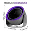Clip on Fan for Bedroom 70ft Powerful Airflow 120 Speed Rechargeable 360° Adjustable 35db Quiet Table Desktop Fans for Summer