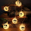 2024 Halloween Day Decoration Ghost String Lights LED Spooky Specter Fairy Lights Ghosts Battery Operated Party Indoor Decor 830