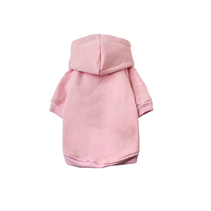 Solid Dog Jacket Hoodie Sweatshirt – Pet Coat for Small, Medium & Large Dogs (S-9XL)
