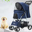 Pet Stroller with Sunroof -Foldable, lightweight, Single Handed, size S M L
