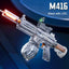 Electric Water Gun Toy Continuous Shooting with Firelight Big Capacity Water Pistol Spray Blaster Pool Summer Toy for Kids Adult