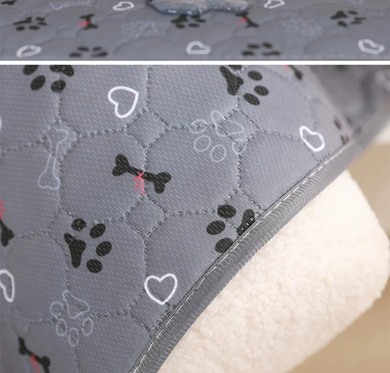 Dog Pee Pads Washable Dog Pet Diaper Mat Waterproof Puppy Cat Training Diaper Mat Pet Supplies