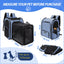 Expandable Foldable Pet Backpack - Ideal for Small Dogs and Cats, Spacious and Convenient with Zipper Closure