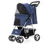 Pet Stroller with Sunroof -Foldable, lightweight, Single Handed, size S M L