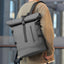 Waterproof Durable Outdoor Backpack Roll Top Fashion Casual Backpack for Hiking Travel Men Women Daily Commute