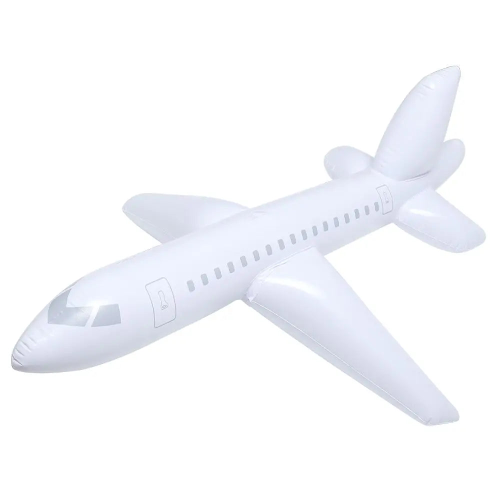 100cm Inflatable Airplane Float Airplane Ball with Inflatable Tube for Outdoor Swimming Outdoor Inflatable Toy For Kids