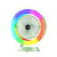 RGB Colorful Desktop Fan: Whisper - Quiet, Boasting Potent Wind Power in a Compact Design. The Ultimate Choice for Personal Cool