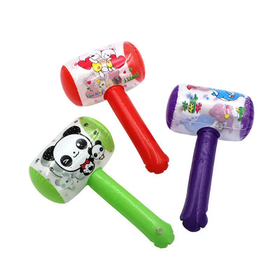 3pcs Inflatable Hammer With Bell Air Hammer Baby Kids Toys Party Favors Inflatable Toy Pool Beach Party Toy