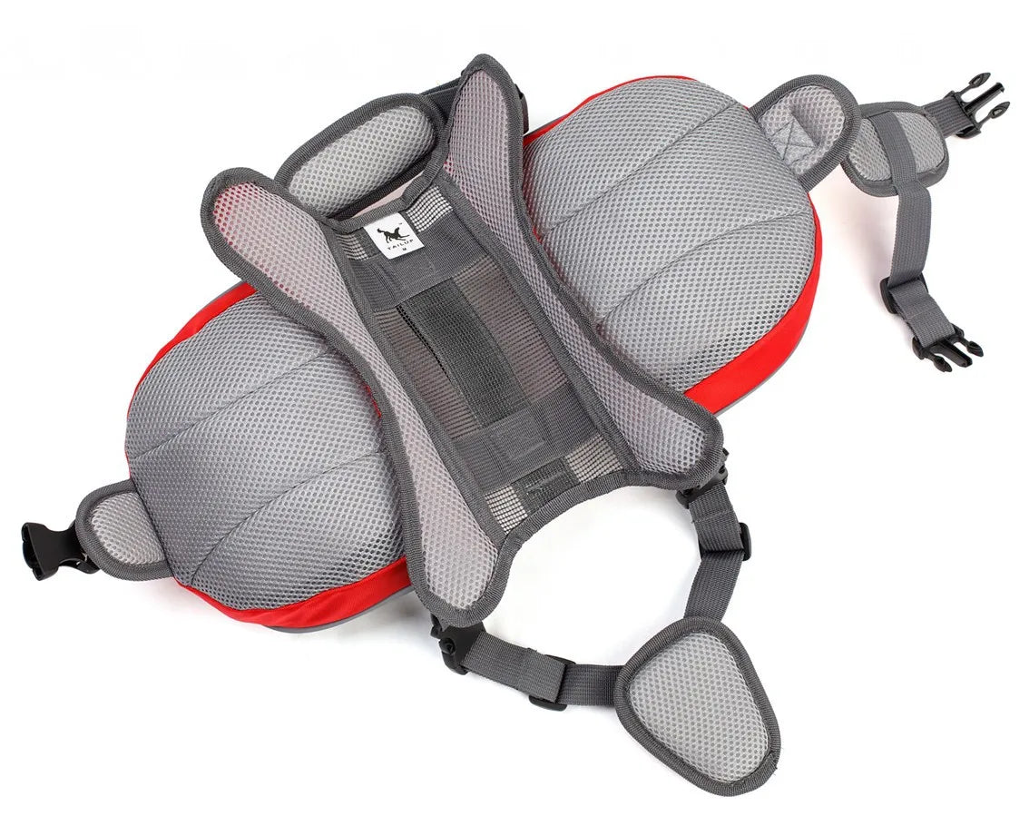Oxford Fabric Outdoor Dog Backpack Double snack bag, dog training bag Waterproof Reflective Saddle Bag Medium Large Dog Tactical