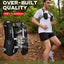 UTOBEST Running Hydration Vest 5L Lightweight Hydration Backpack with 2pcs 350ml Water Bottles for Bicycle Marathon Hiking
