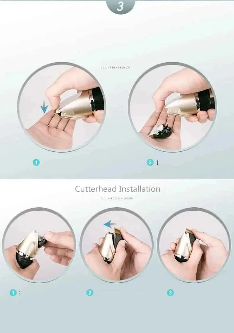 Dog Clipper Dog Hair Clippers Grooming (Pet/Cat/Dog/Rabbit) Haircut Trimmer Shaver Set Pets Cordless Rechargeable Professional