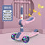 Cycling City 2-12 Years Old Children's Scooter Foldable Scooter With Music Light 3-wheel Scooter 4-speed Adjustable Balance Car