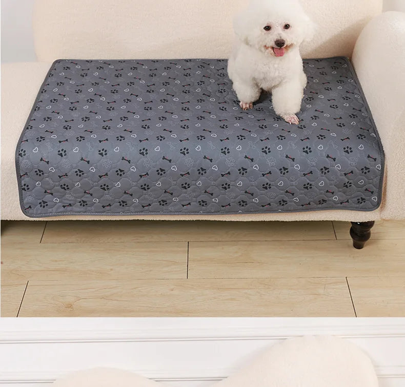 Dog Pee Pads Washable Dog Pet Diaper Mat Waterproof Puppy Cat Training Diaper Mat Pet Supplies