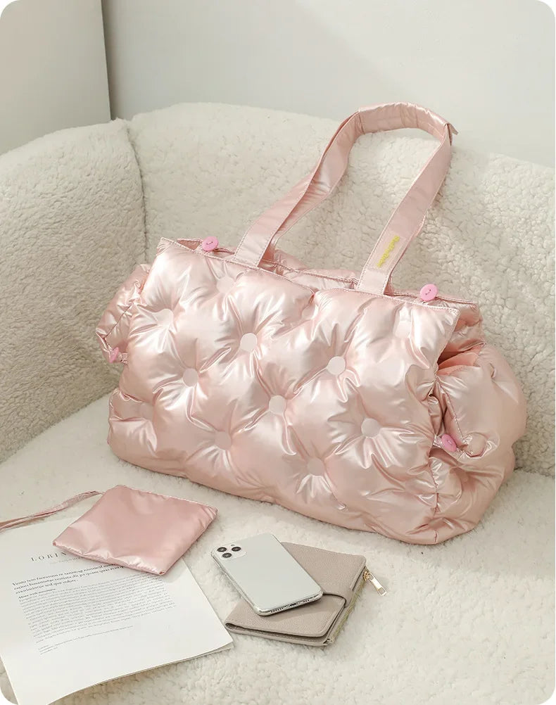 Travel Cat Dog Bag Waterproof Soft and Comfortable Dog Car Seat Cover Single Shoulder Bubble Bag for Pet Dog Cat Easy Travel