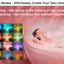 Ocean Lamp Water Light Projector - Water Ripple Projector Light Cube Aurora Northern Lights Wave Ripple Night Light for Bedroom