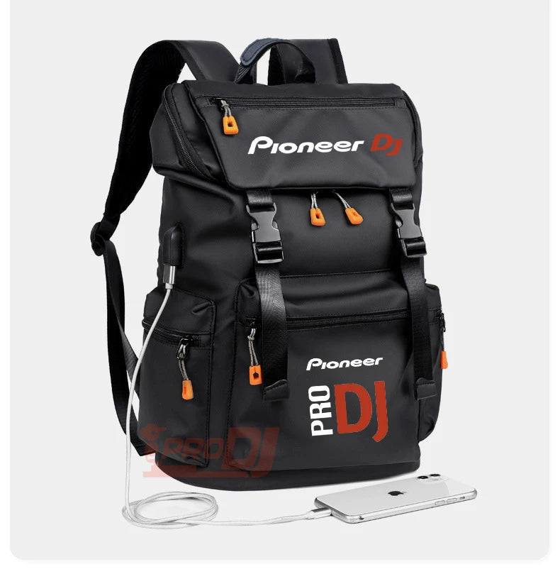 2025 Pioneer DJ Pro Large Capacity Fashion Multi-Purpose Travel Outdoor Walking Camping Backpack Waterproof Bag Quality Backpack