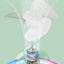 RGB Colorful Desktop Fan: Whisper - Quiet, Boasting Potent Wind Power in a Compact Design. The Ultimate Choice for Personal Cool