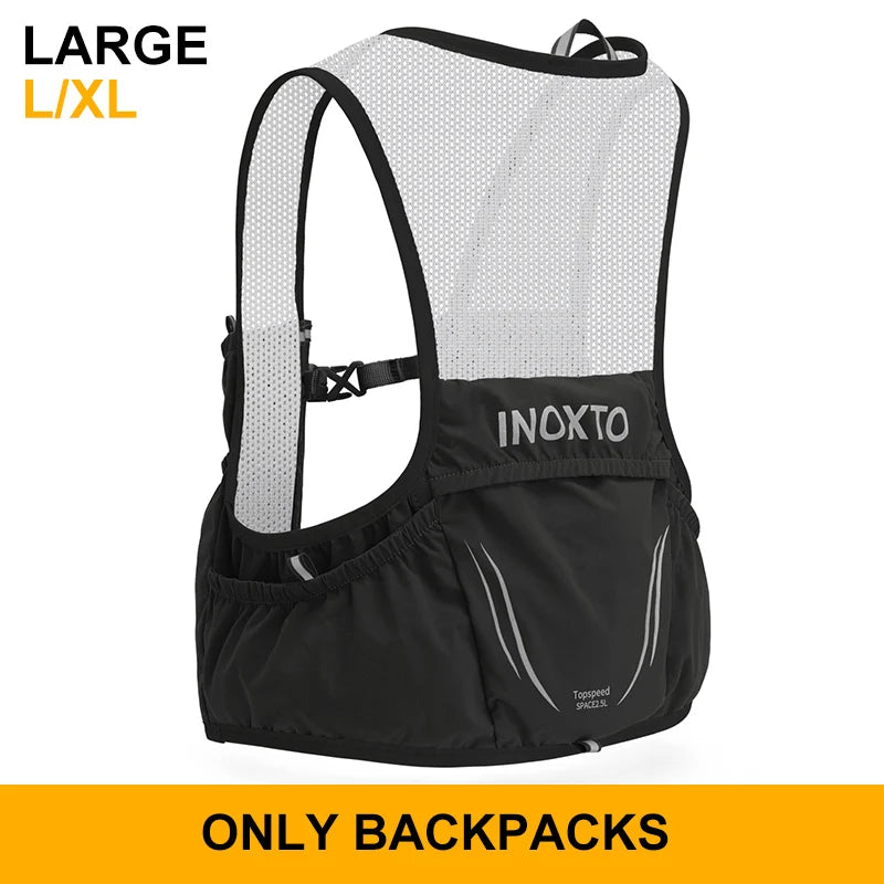 INOXTO 2022 new lightweight running backpack moisturizing vest suitable for bicycle marathon hiking ultra-light portable 2.5L