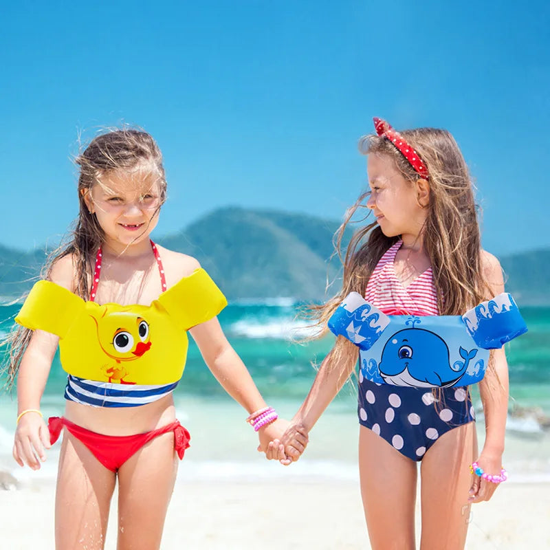 Baby Float Arm Sleeve Floating Ring Safe Life Jacket Buoyancy Vest Kid Swimming Equipment Armbands Swim Foam Pool Toys Life Vest