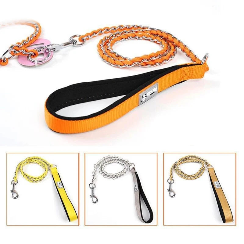 Anti-Bite Dog Leash with Continuous Bite Resistance