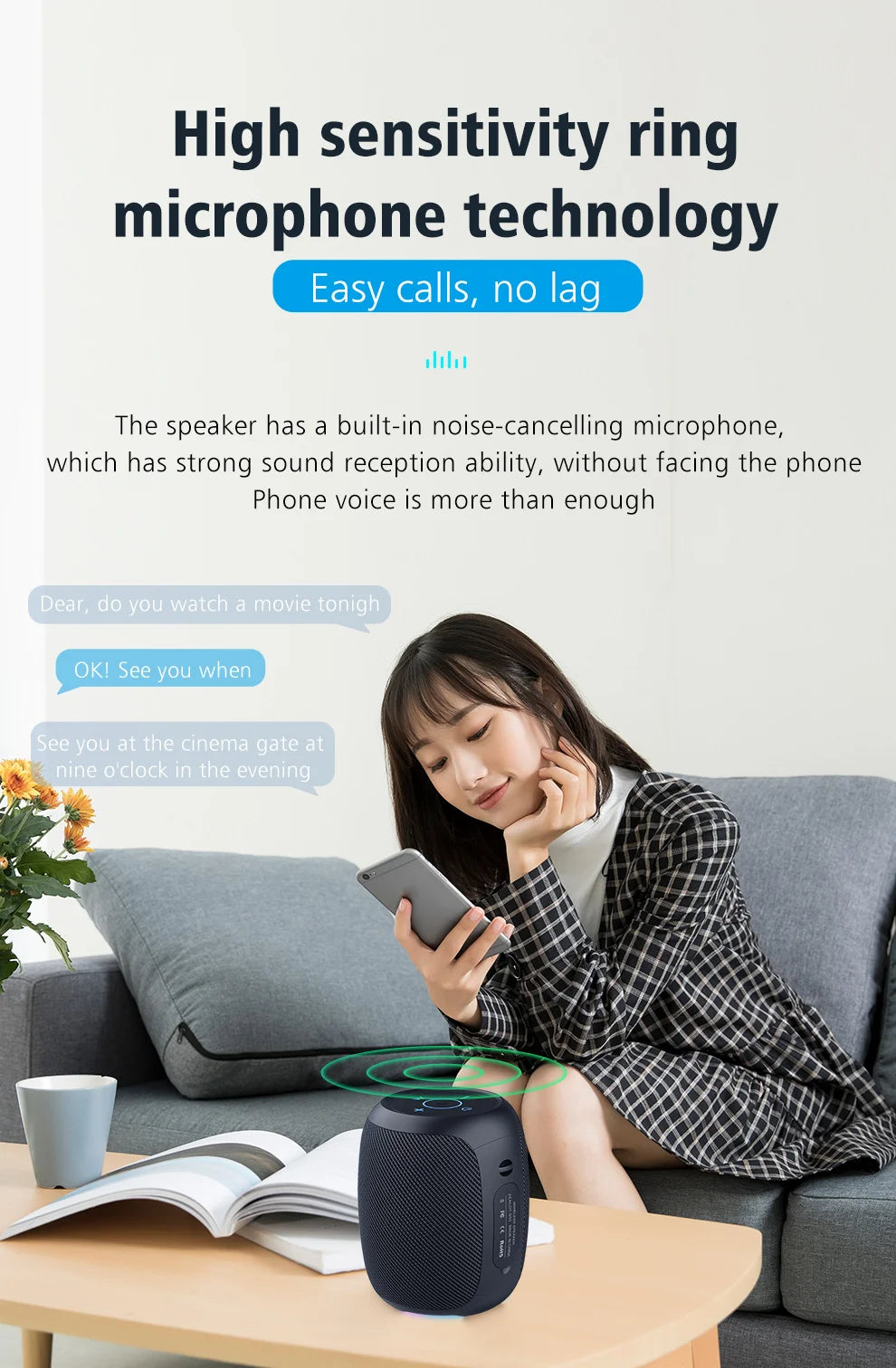 ZEALOT-S53 Portable Bluetooth Speaker 10 hours 10w super loud sound bluetooth speaker IPX6 waterproof for phone TF card USB
