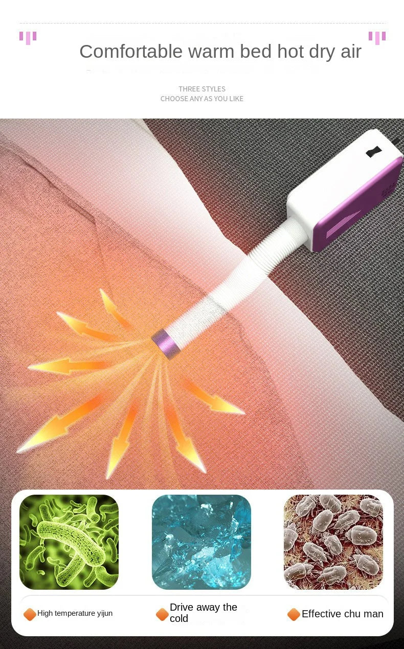 110V Pet Dryer Machine 3-in-1 - Portable Low Noise Hair Dryer & Heater for Dogs/Cats, CE/FCC Certified with Overheat Protection