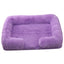 Winter Rectangular S M L XL Dog Beds Washable Plush Fluffy Dog Cat Bed Mat Pet Cushion Big Medium Kennel House camas para perro