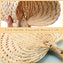 10/20/30 Natural Raffia Hand Fans Natural Palm Leaf Manual Handheld Fan for Wedding Summer Cooling Supplies Farmhouse Wall Decor