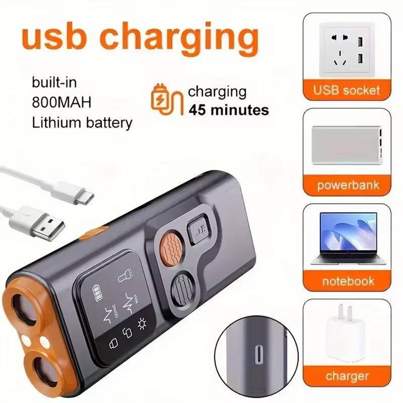 Self-defense Flashlight Security Lighting Products for Help Self-defense Ultrasonic Dog Repeller